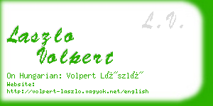 laszlo volpert business card